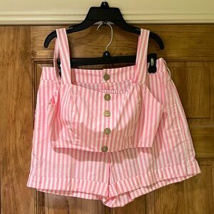 Show Me Your Mumu x Barbie two piece set